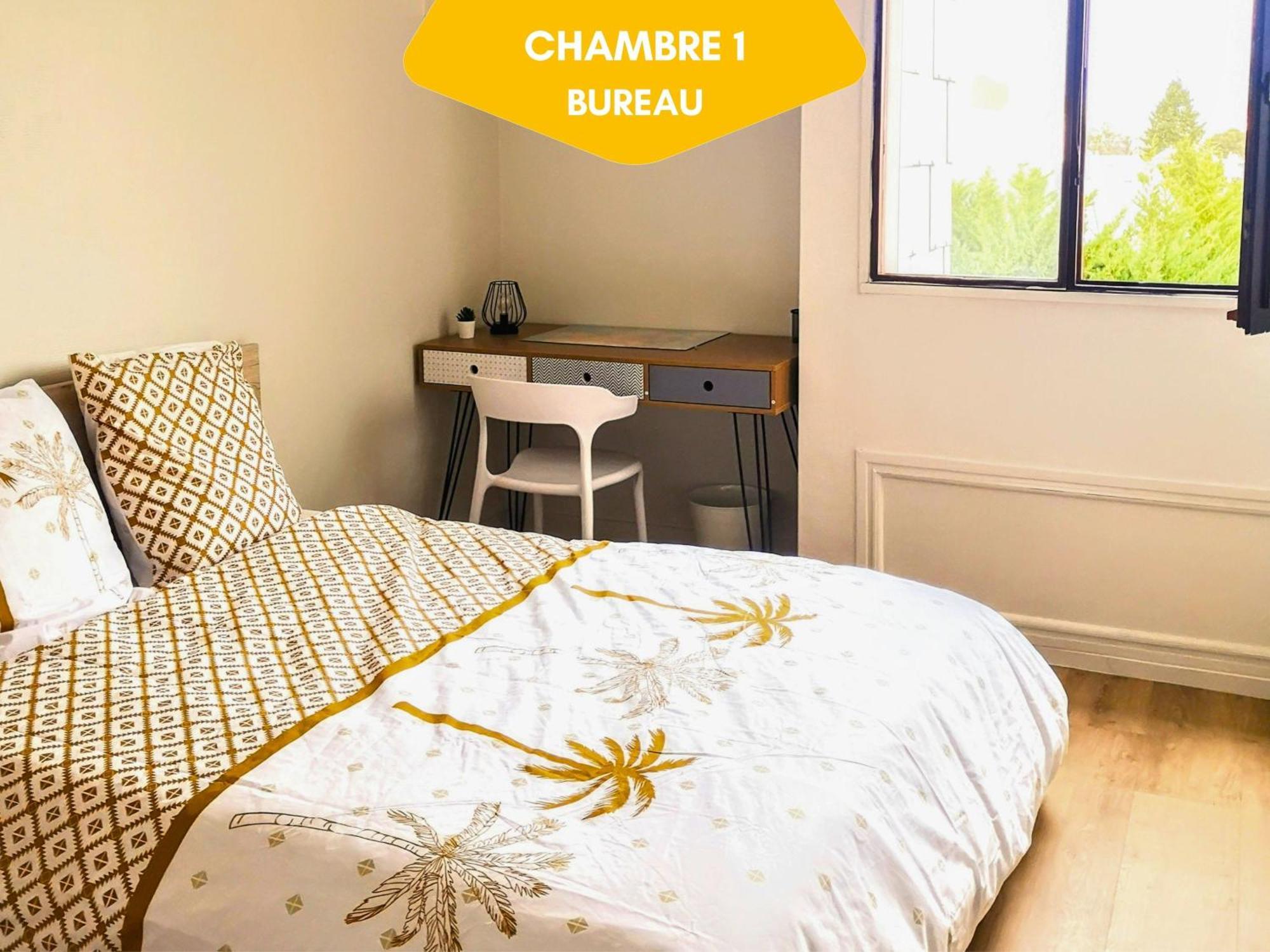 Ideal Groupe - Grands Espaces - 4 Chambres - Parking Gratuit - Proche Centre, Gare & Transports - Wifi - Offre Special De Reduction Jusqu'A -50 Le Mans Exterior foto