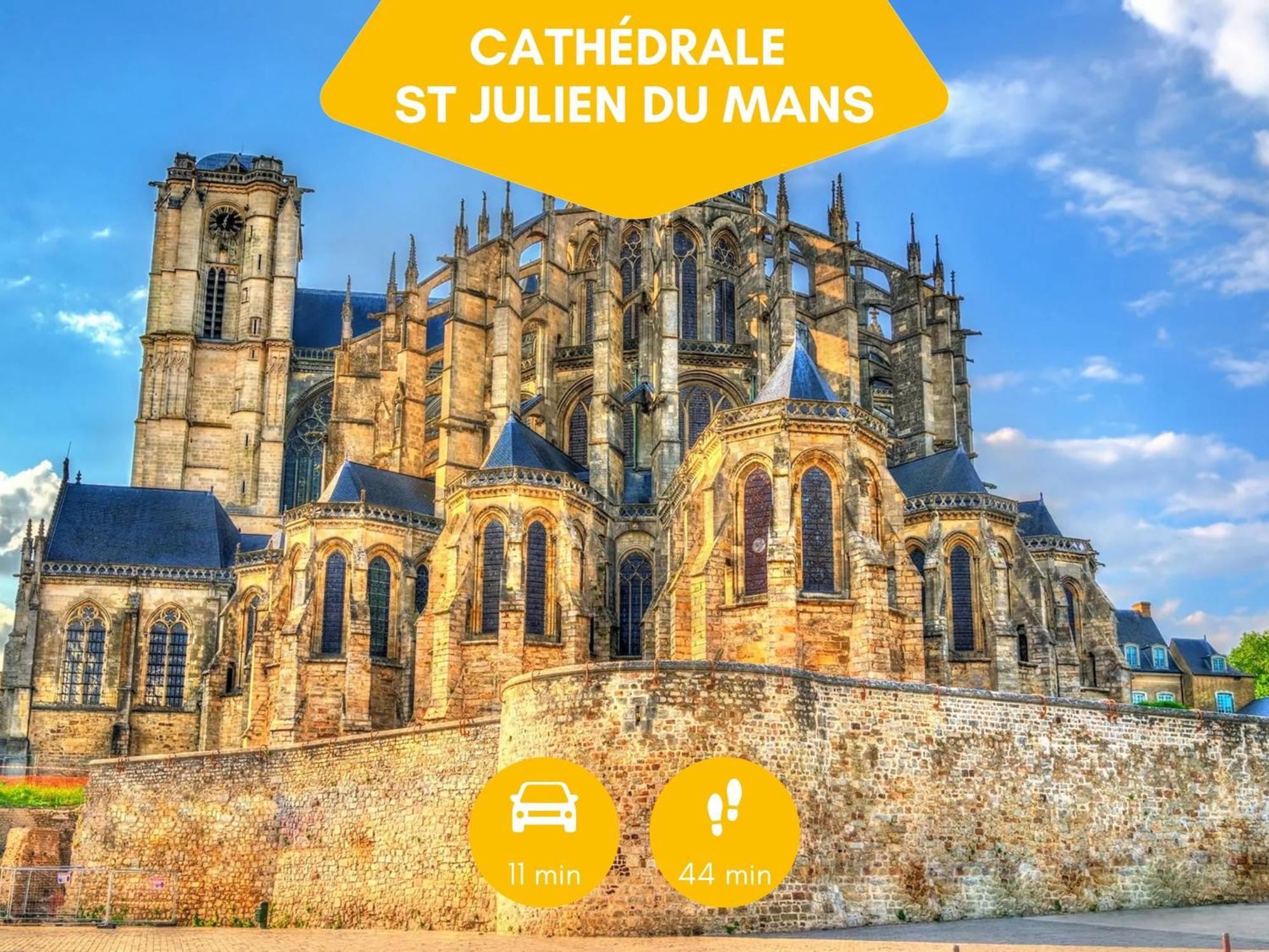 Ideal Groupe - Grands Espaces - 4 Chambres - Parking Gratuit - Proche Centre, Gare & Transports - Wifi - Offre Special De Reduction Jusqu'A -50 Le Mans Exterior foto